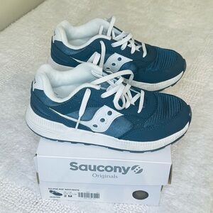 Saucony Originals Eclipse KDZ Sneakers – Navy/White | Kids Size 2M